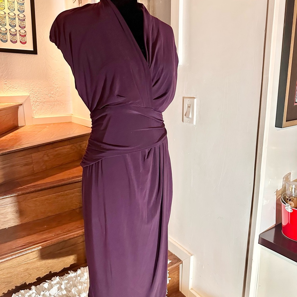 Elegant Purple Chap’s Women's Dress